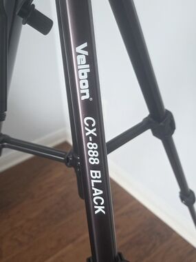 Velbon CX-888 Black Aluminum Camera Tripod.
